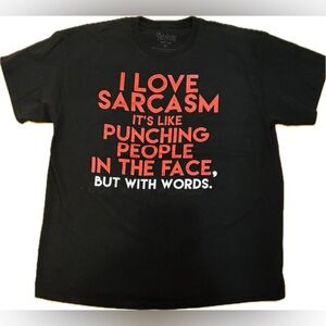 COPY - Spencer's Unisex “Sarcasm” Short Sleeve Tee